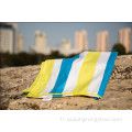 serviette de plage imprimée en microfibre personnalisée